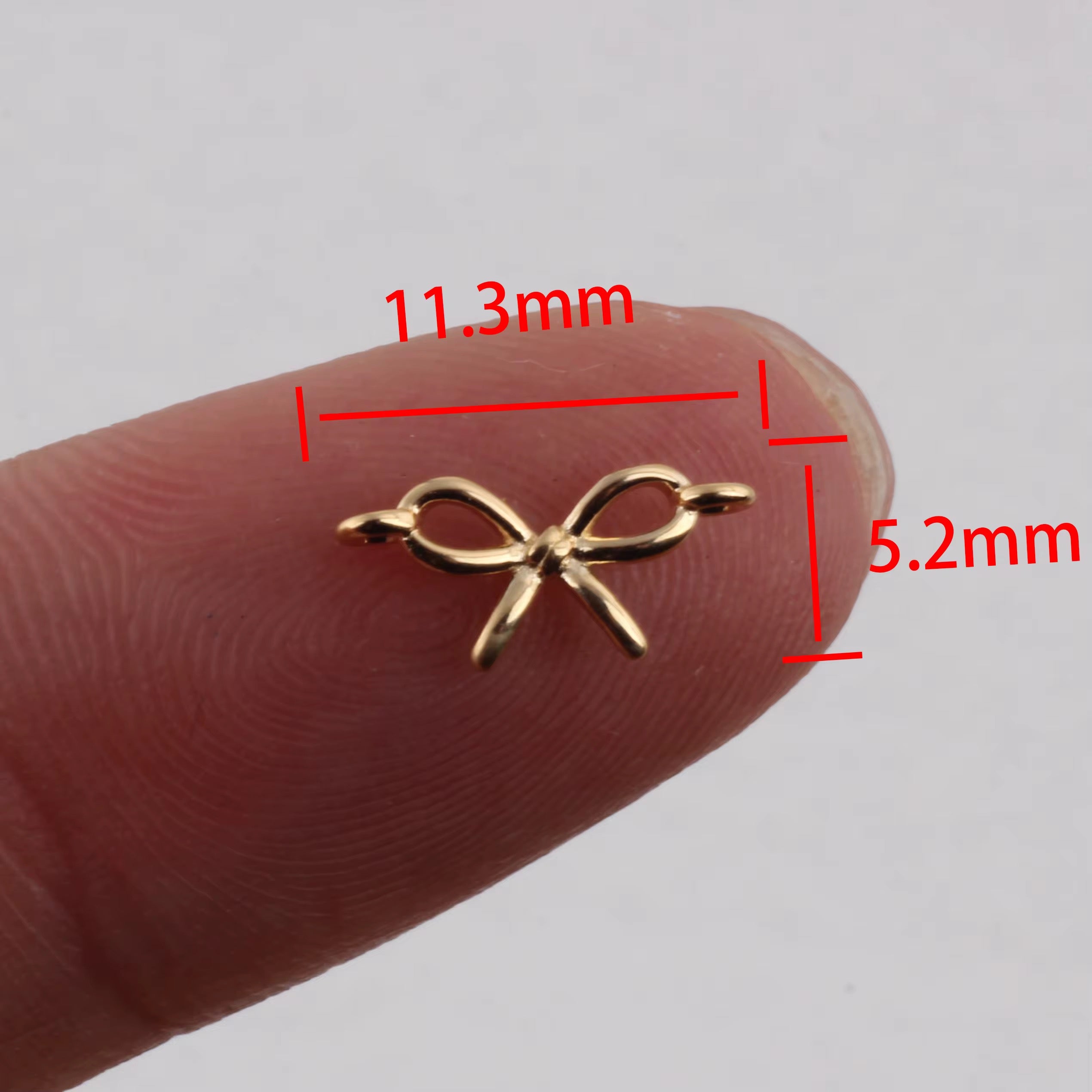 14k Gold Filled Ribbon Bow