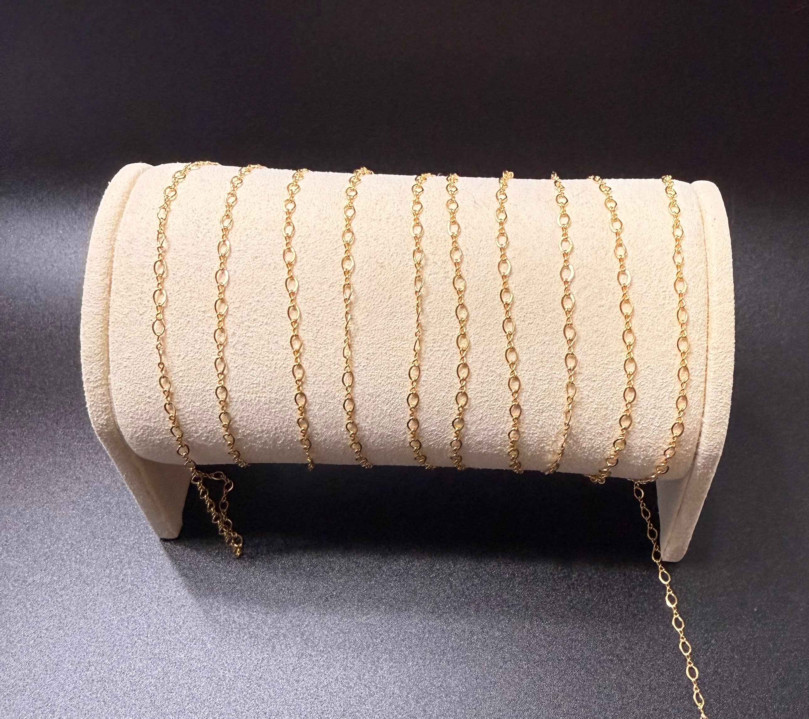 14k Gold Filled Figure 8 Cable Chain