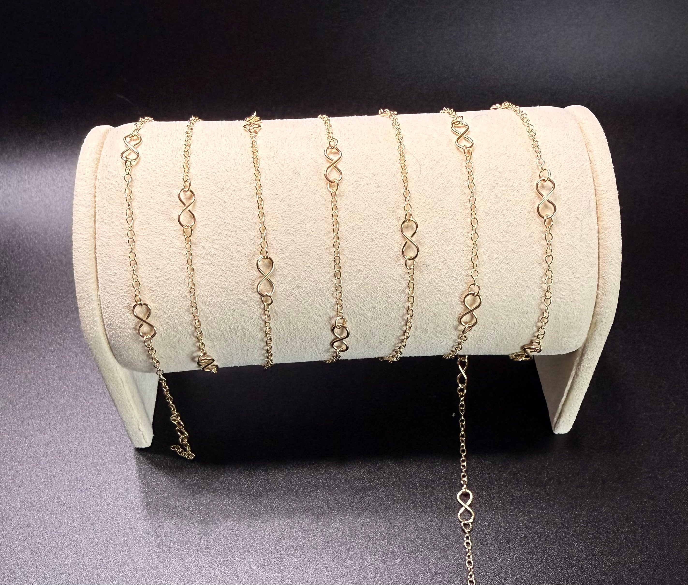14k Gold filled Infinity chain RZ Links Exclusive