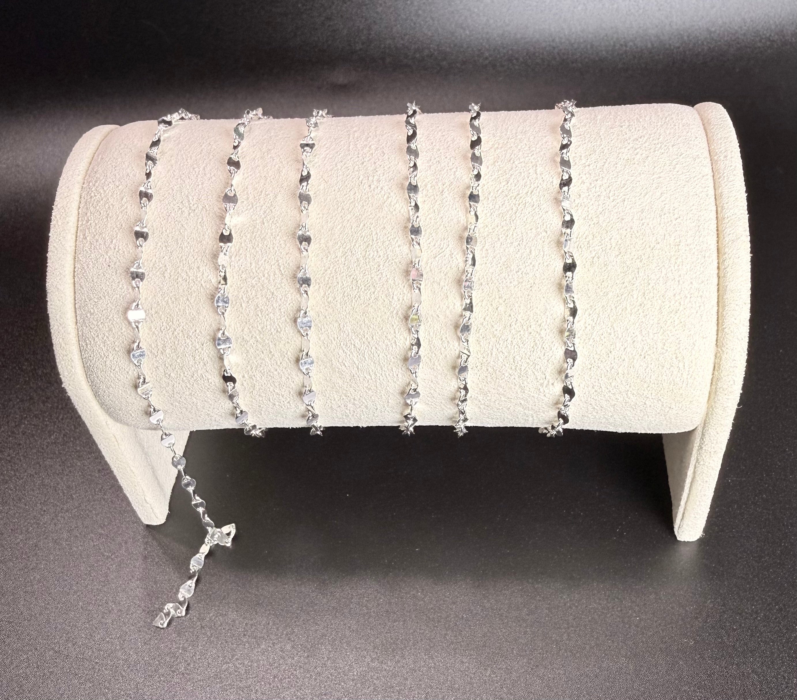 Sterling Silver Lip Chain curb