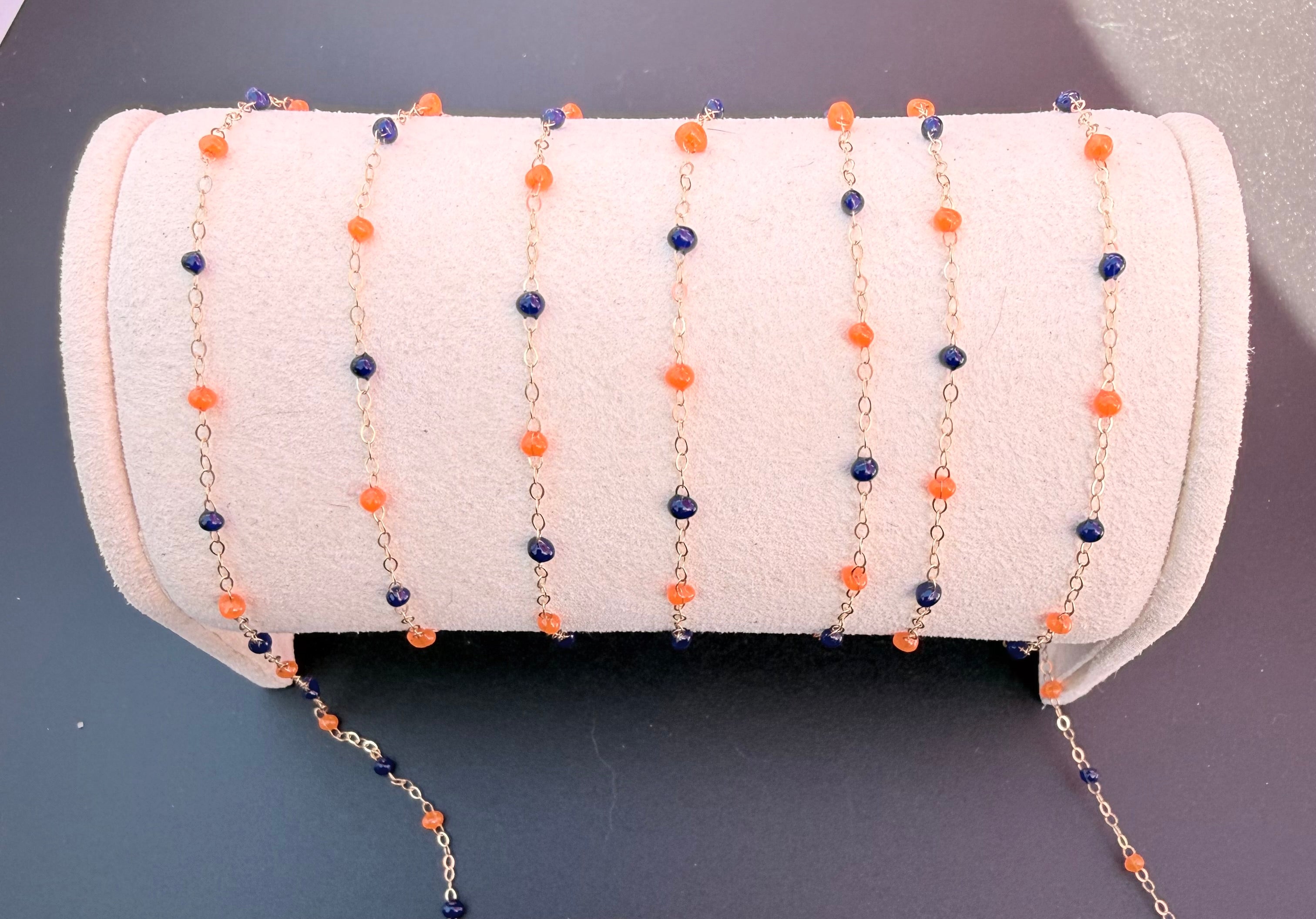 GF Orange You Wicked chain with Enamel